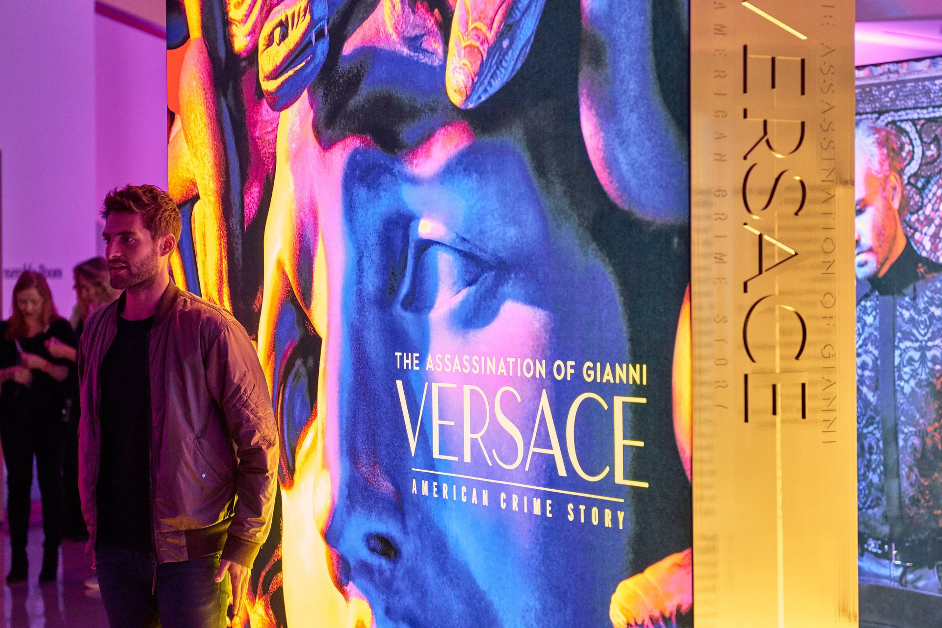 Attendee poses at the FX Networks’ American Crime Story: The Assassination of Gianni Versace screening event put on by Industria Creative. 