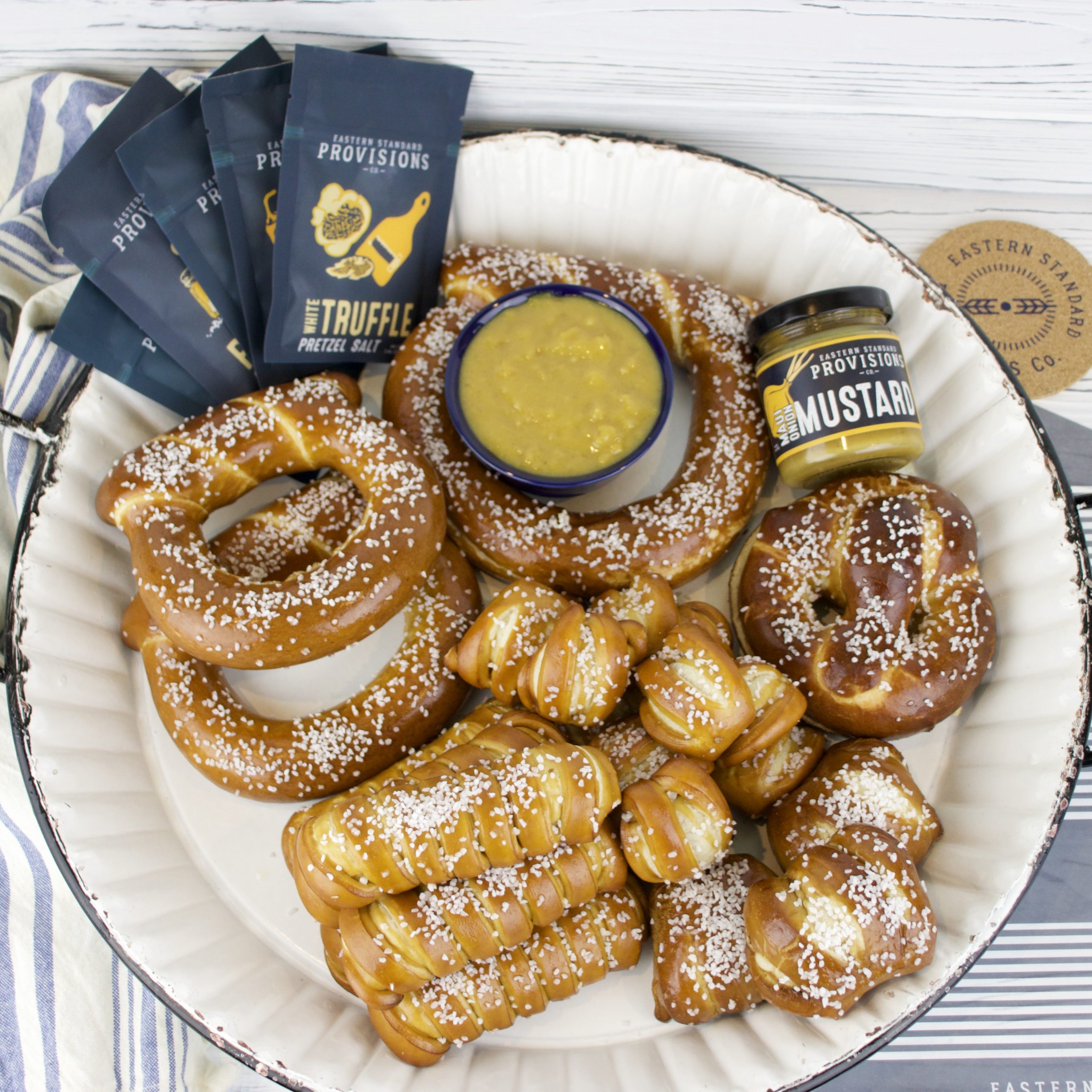 Custom gift ideas of an assortment of pretzels 