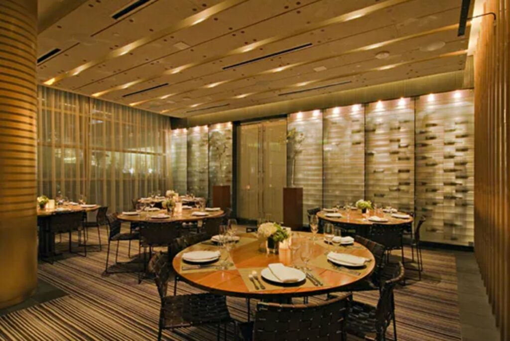 Craft restaurant private dining room in los angeles 