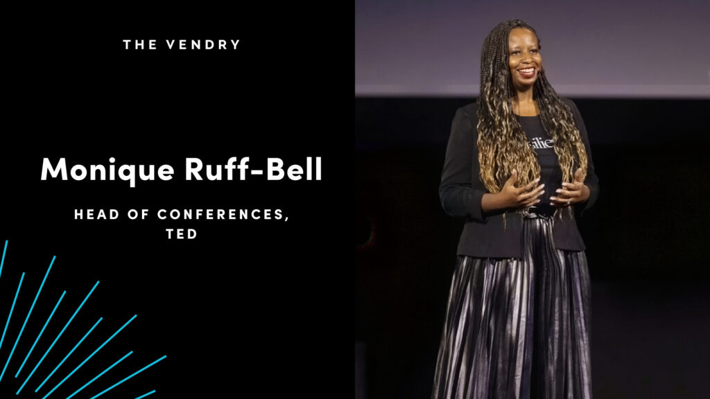 Monique Ruff-Bell presenting at an event