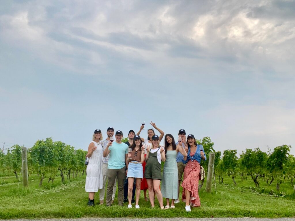 The Vendry team at Macari wineries