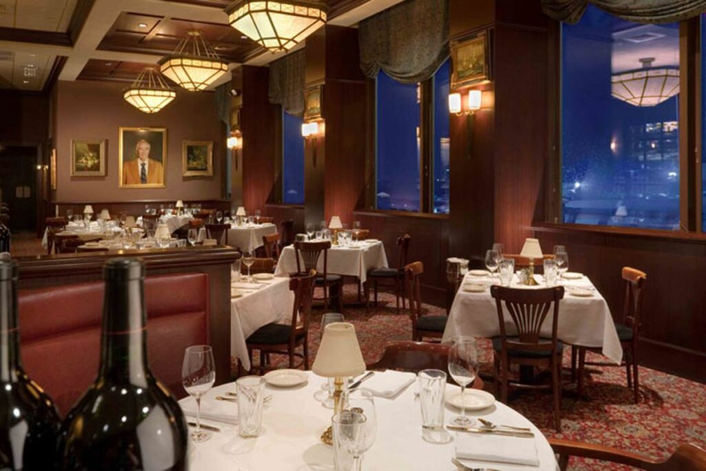 The Capital Grille Atlanta indoor private dining area