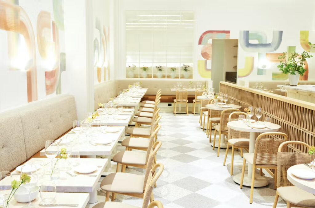 II Fiorista New York women owned restaurant indoor seating area