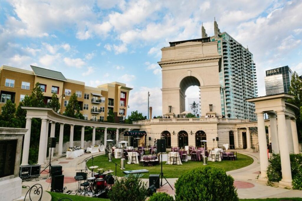 The Gate Museum Atlanta outdoor oval lawn large venue