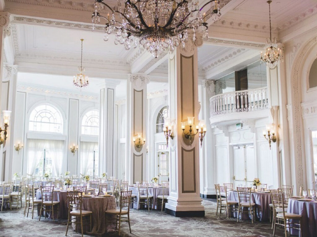 The Georgia Terrace Hotel large ballroom