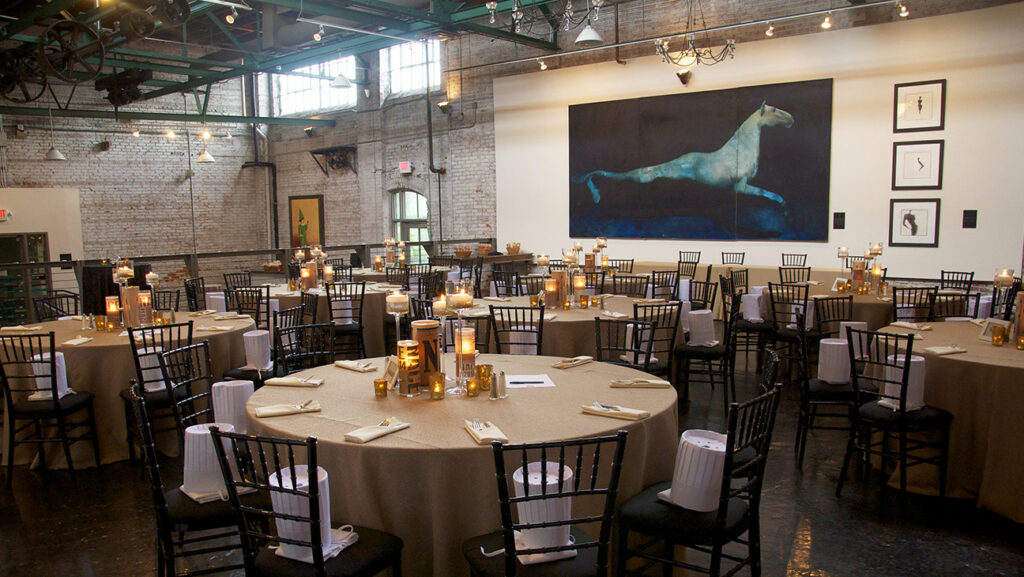 King Plows Center dining area Atlanta large venue