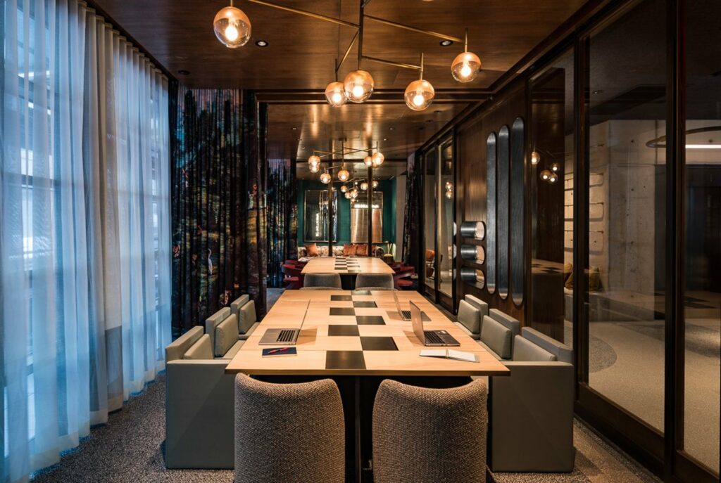 Moxy NYC Chelsea modern Meeting Space and studio 