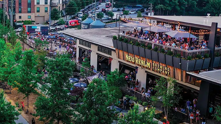 New Realm Brewing Company Atlanta rooftop venue