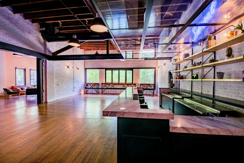 The Sunset Room Austin indoor large venue space