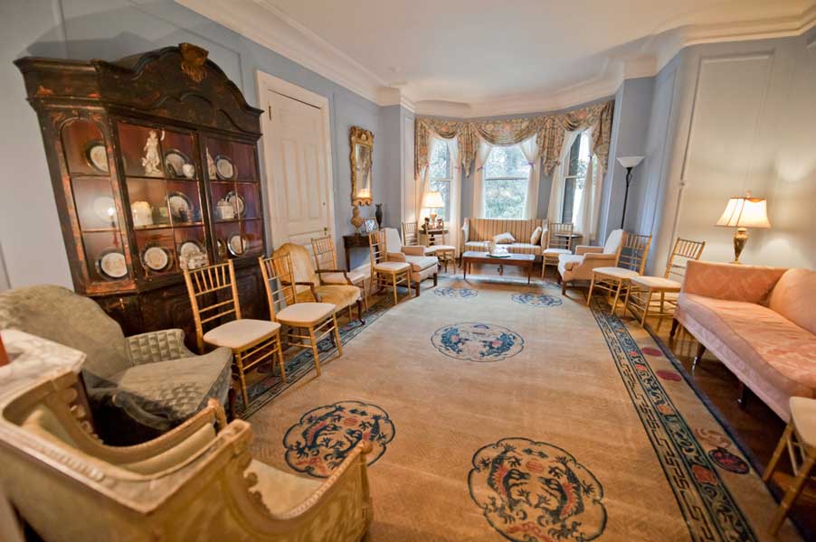 Traditional rugs, chairs, and decor at The Whittemore House in Washington D.C.