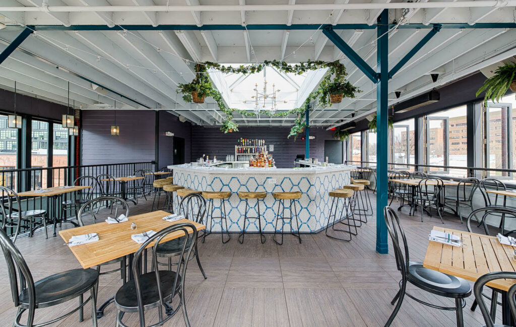 Large rooftop of the Takoda in Washington D.C.