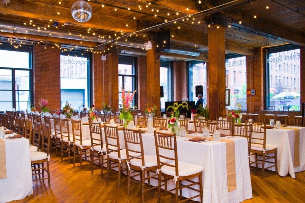 DUMBO Loft Brooklyn inside venue with exposed brick 