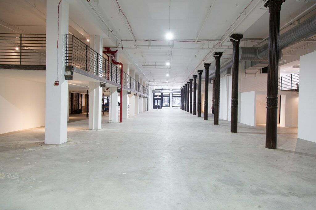 Iron23 NYC event space with large ceilings 