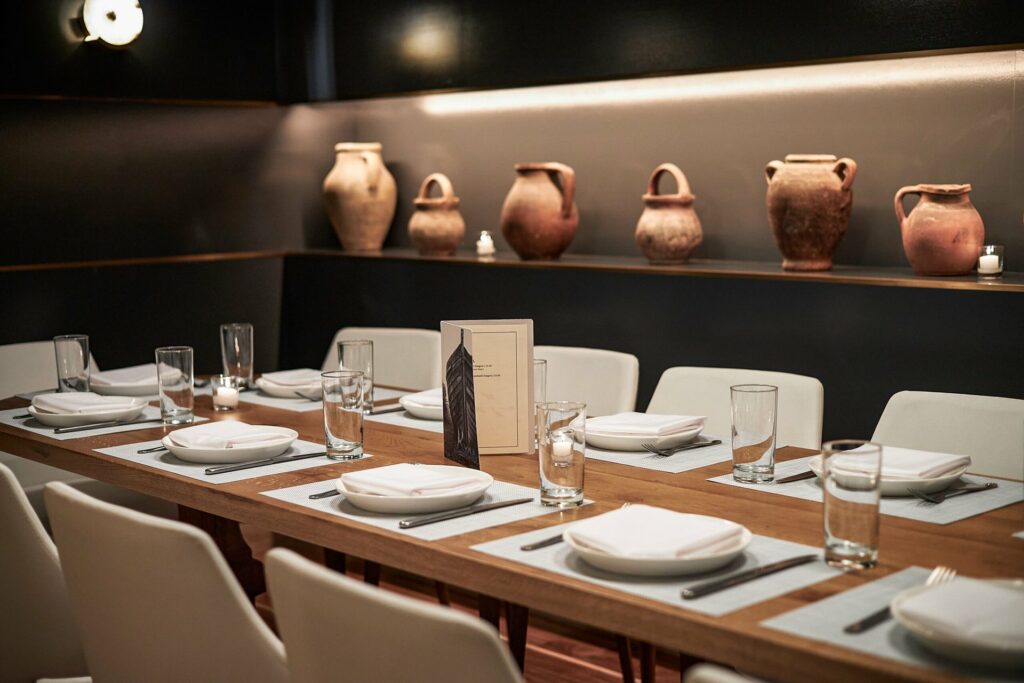 Kyma private dining room 