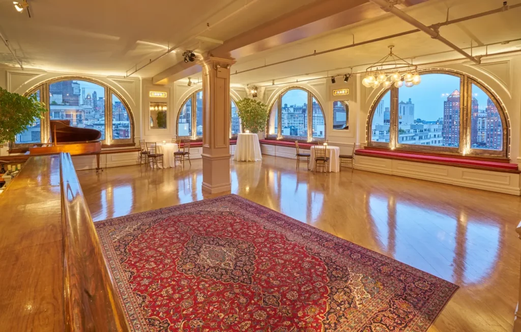 Manhattan Penthouse NYC venue with Palladian windows 