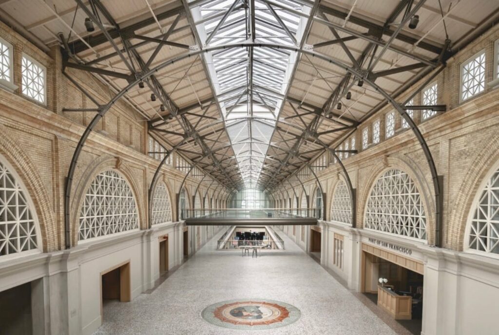 San Francisco Ferry Building large hall