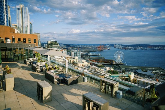 The Nest in Seattle with views of the water