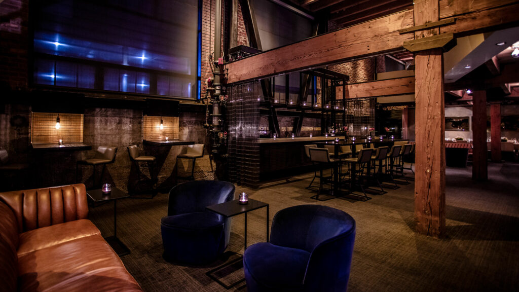 Industrial interior of San Fancisco venue 25 Lusk