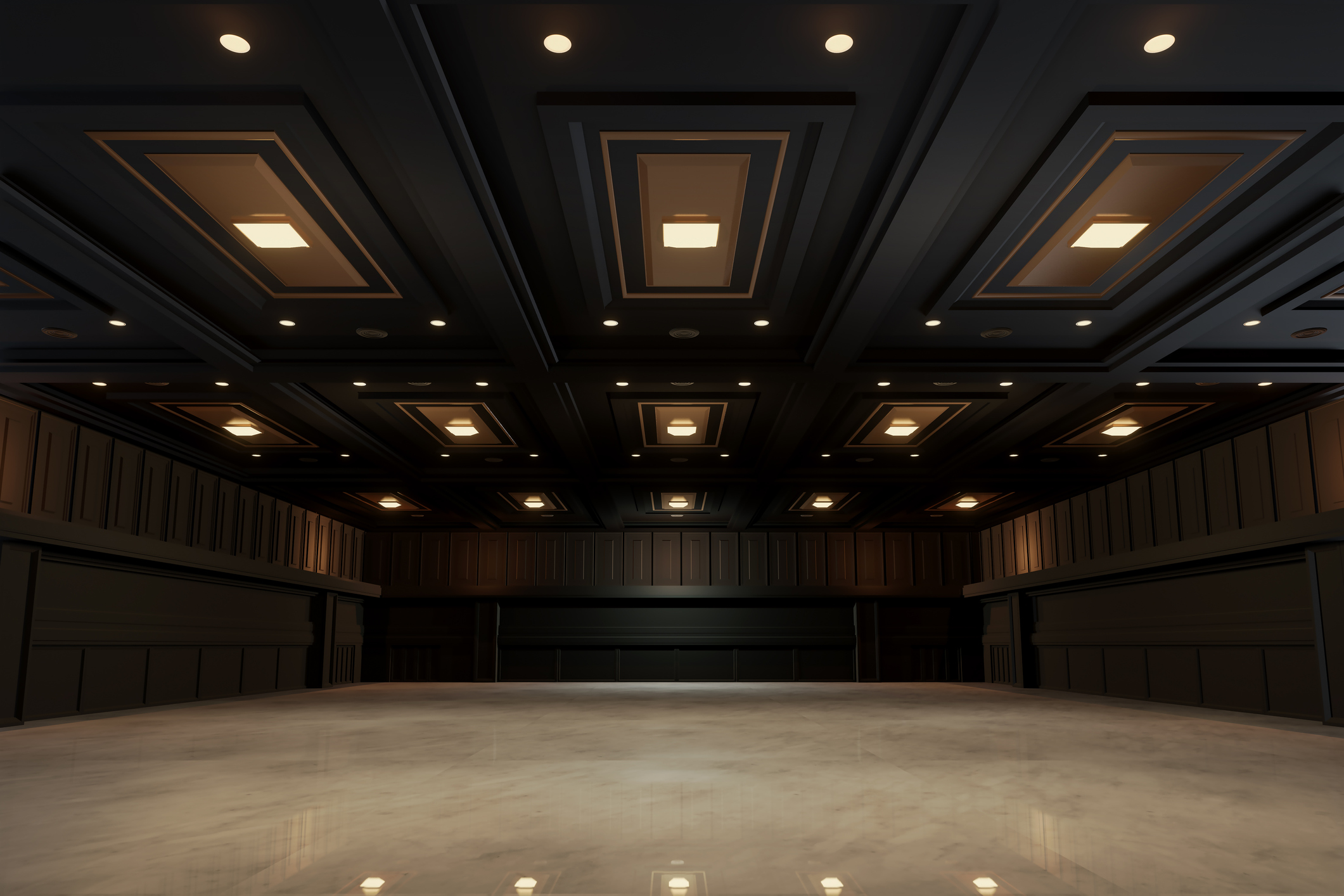 empty indoor event space