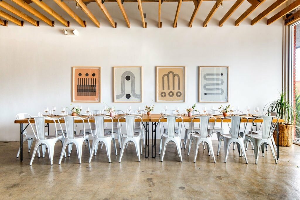 Feeston Los Angeles corporate venue dining space