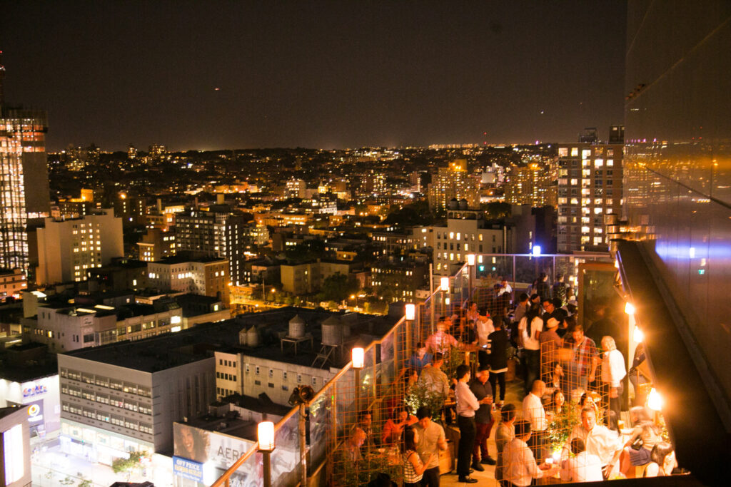 Kimoto Brooklyn rooftop venue with city view
