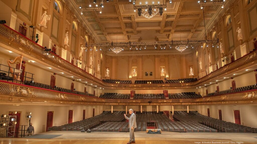 Boston Symphony Hall Large venue space