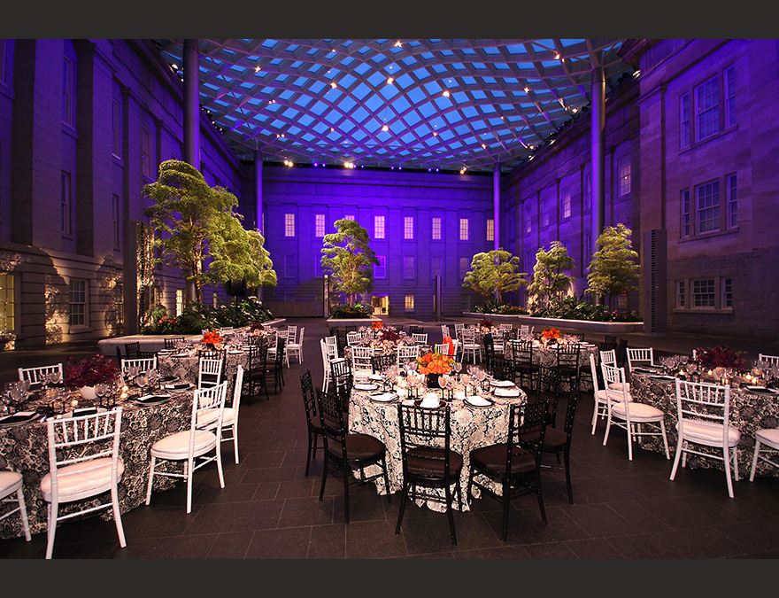 National Portrait Gallery Unique Washington DC venue dining room 