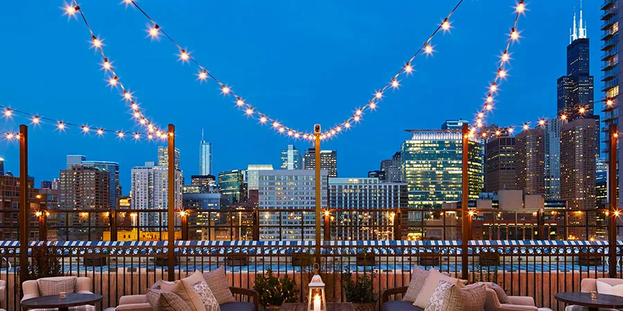 Soho House Chicago rooftop