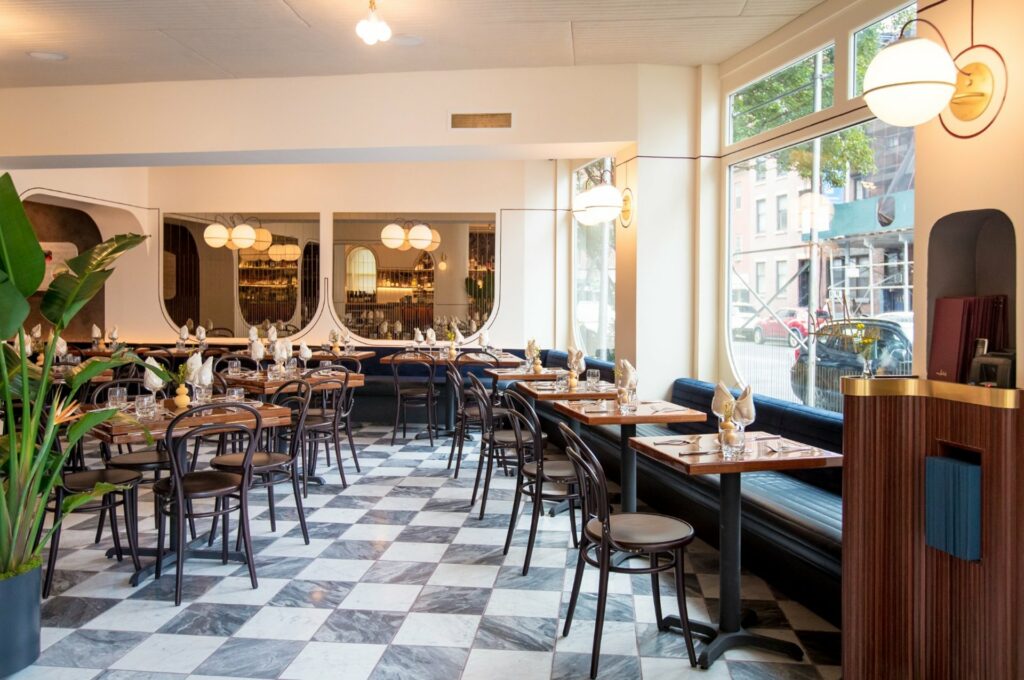 NYC Acclaimed Restaurant Don Angie's dining room